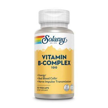 Solaray Vitamin B-Complex 100 (50 veg caps)