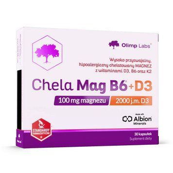 OLIMP Chela-Mag B6 + D3 (30 caps)