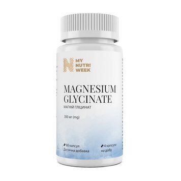 My Nutri Week Magnesium Glycinate (60 caps)