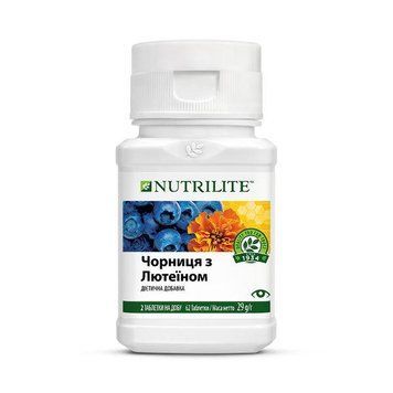 Чорниця з лютеїном Nutrilite, 62 таб 104144 фото