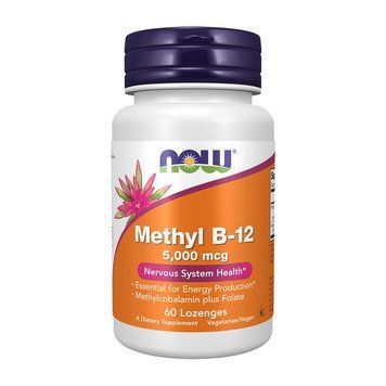 NOW Methyl B-12 5000 mcg (60 Lozenges)