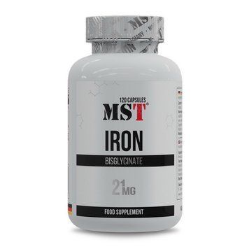 MST Iron Bisglycinate 21 mg (120 caps)