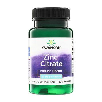Swanson Zinc Citrate 30 mg (60 caps)