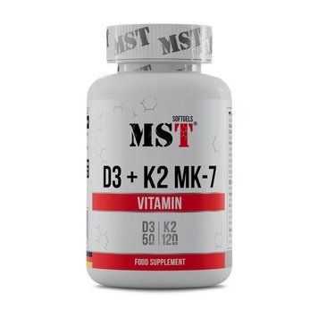 MST Vitamin D3 + K2 MK-7 (60 sgels)