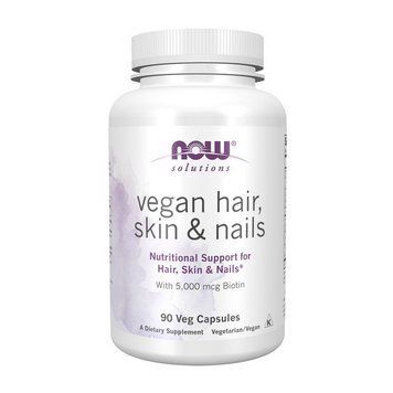 NOW Vegan Hair, Skin & Nails (90 veg capsules)