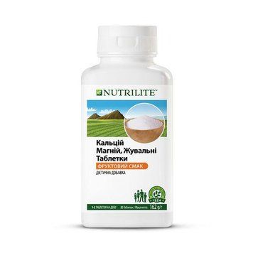 Кальций Магний жевательные таблетки Nutrilite, 80 таб 5847 фото