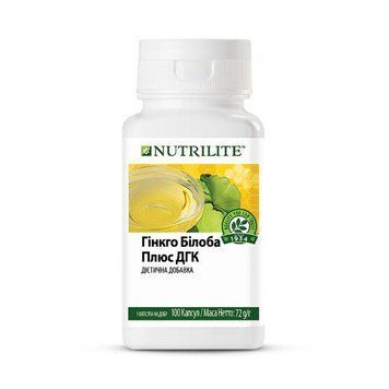Гинкго билоба плюс ДГК Nutrilite, 100 капс 8005 фото